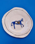 Handmade Hand-Painted Ceramic Plate – 25cm