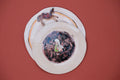 Handmade Hand-Painted Ceramic Plate Set